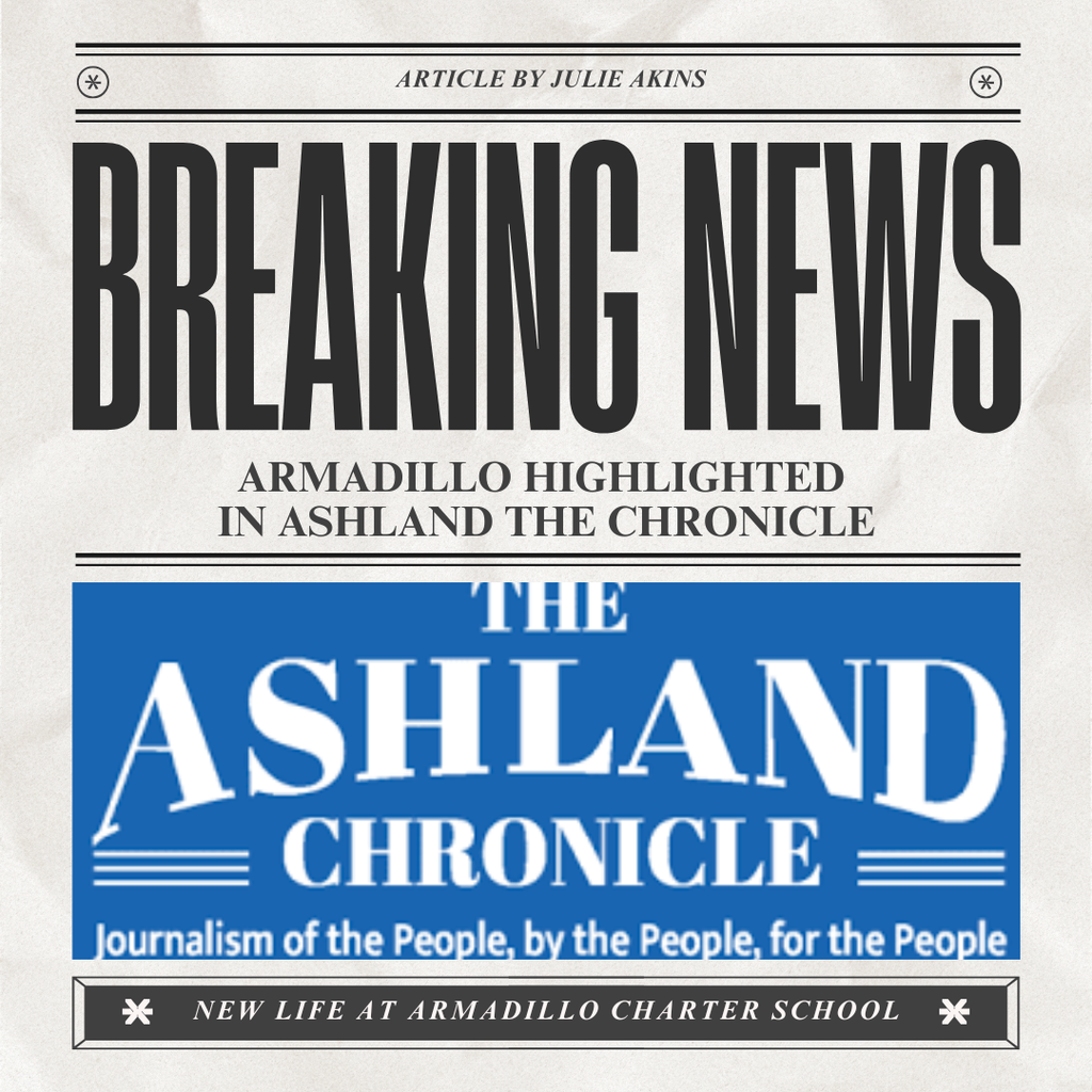 breaking news newspaper layout with the ashland chronicle logo