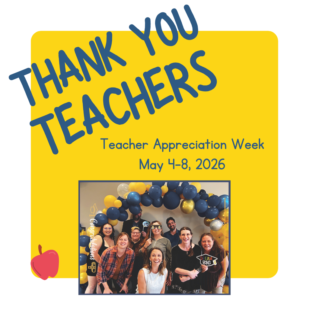 Thank you Teachers message with picture of Armadillo staff