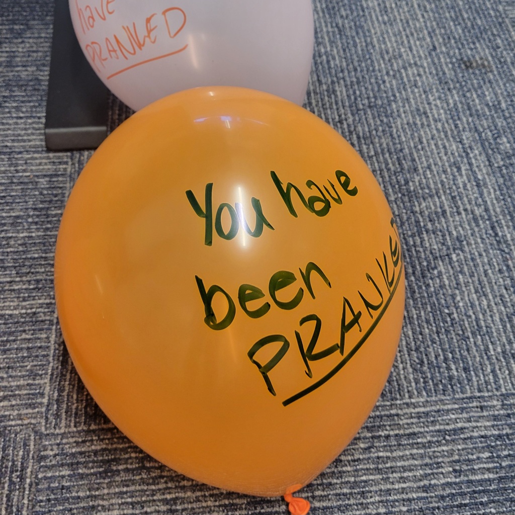 balloon that says you've been 