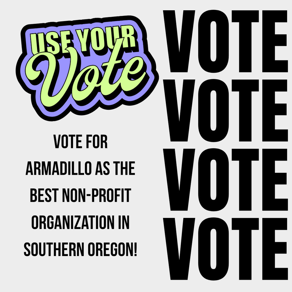 vote vote vote with a make your vote count message