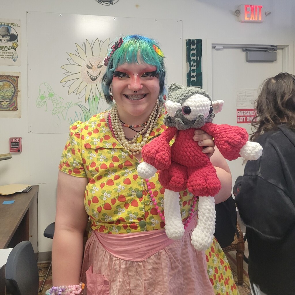 student with wacky award