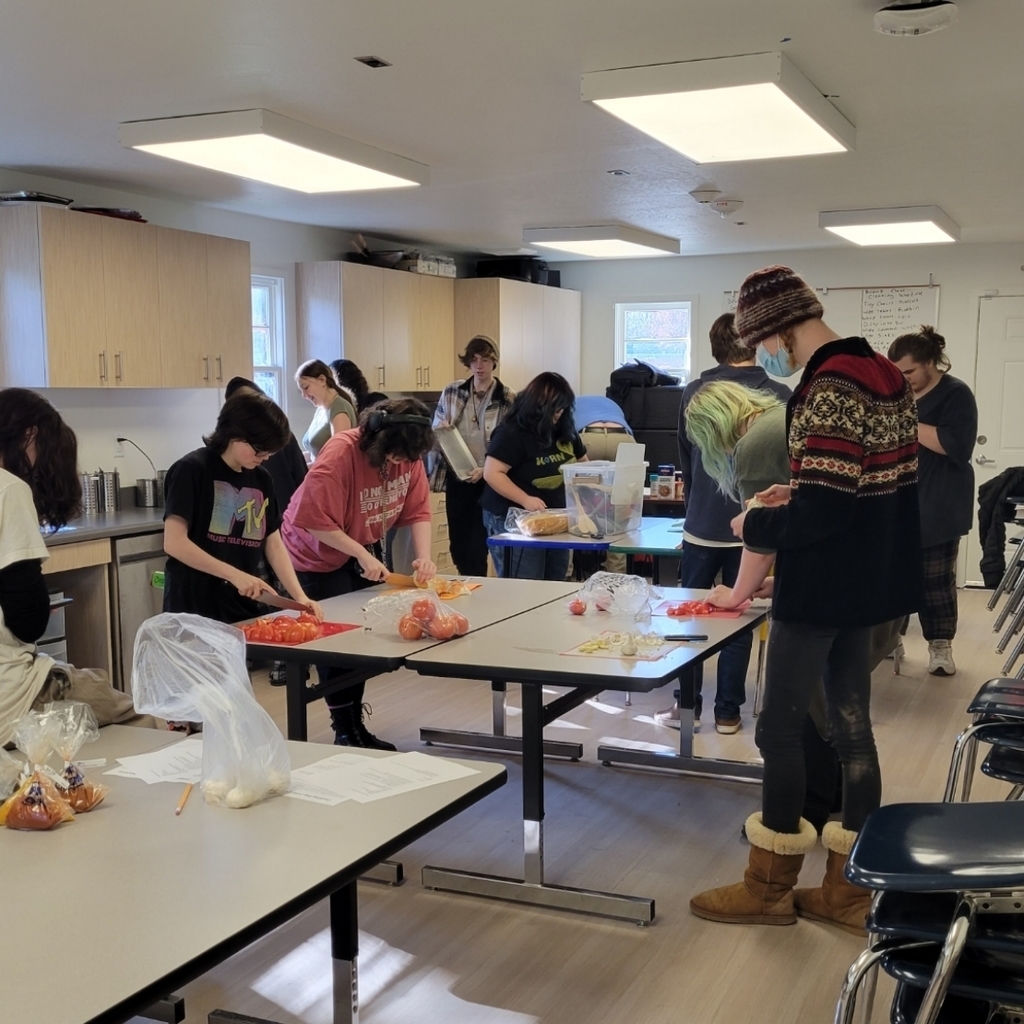 students cooking