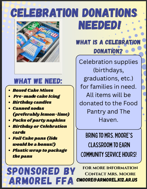 celebration donation