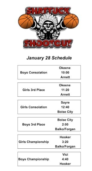 Last day of Shattuck Tournament Bracket