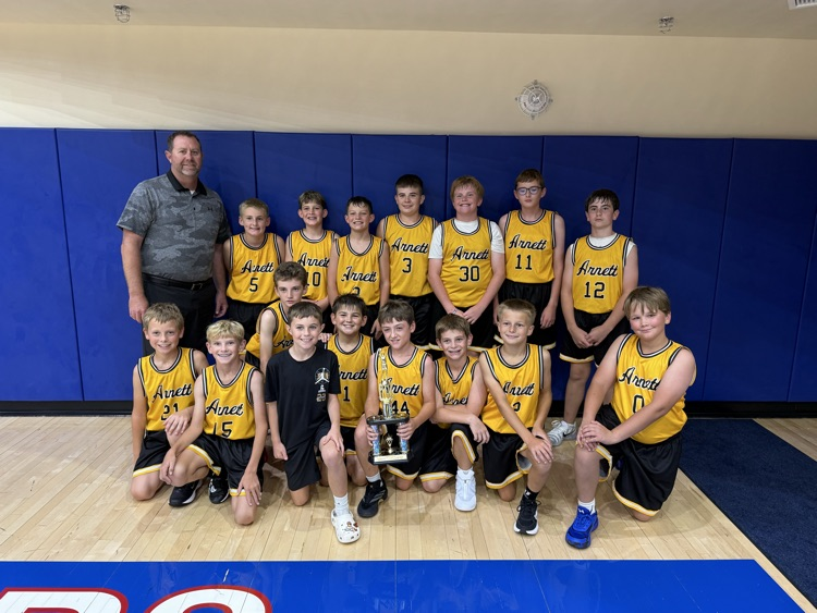 5th and 6th Grade Hammon Basketball Tournament Consolation Champions