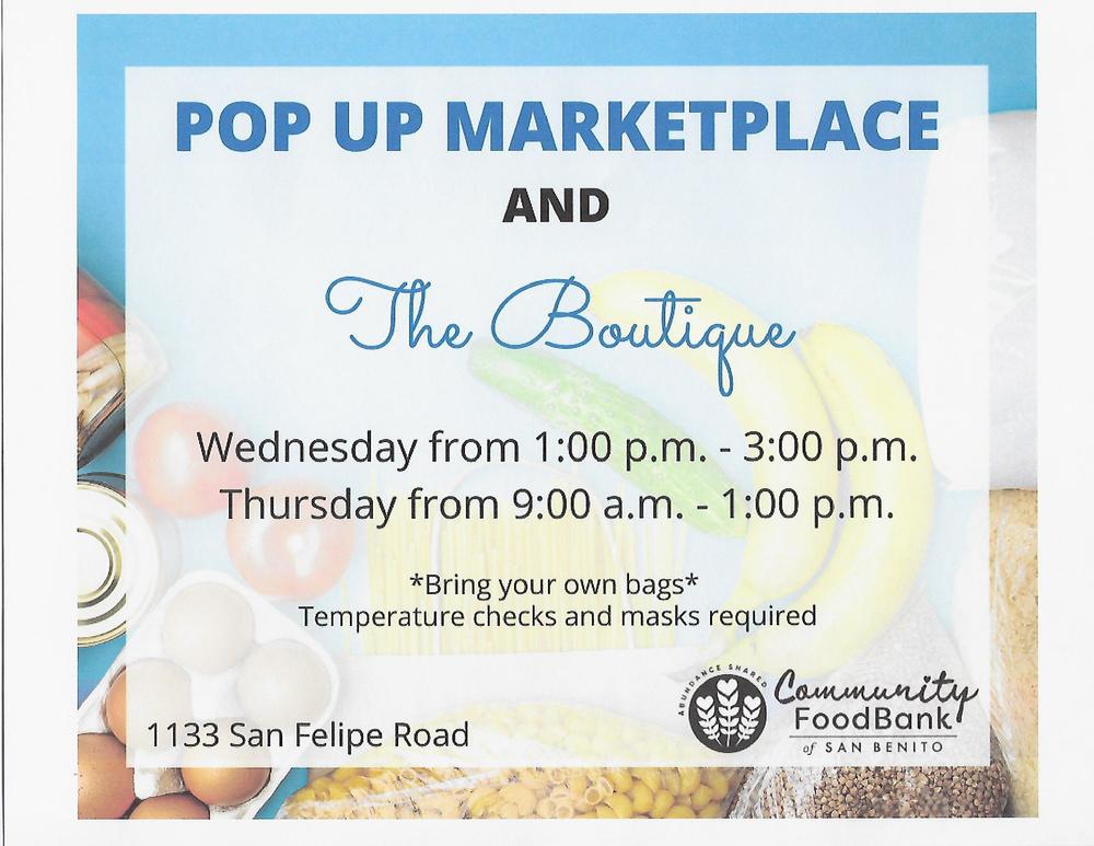 Pop Up Marketplace