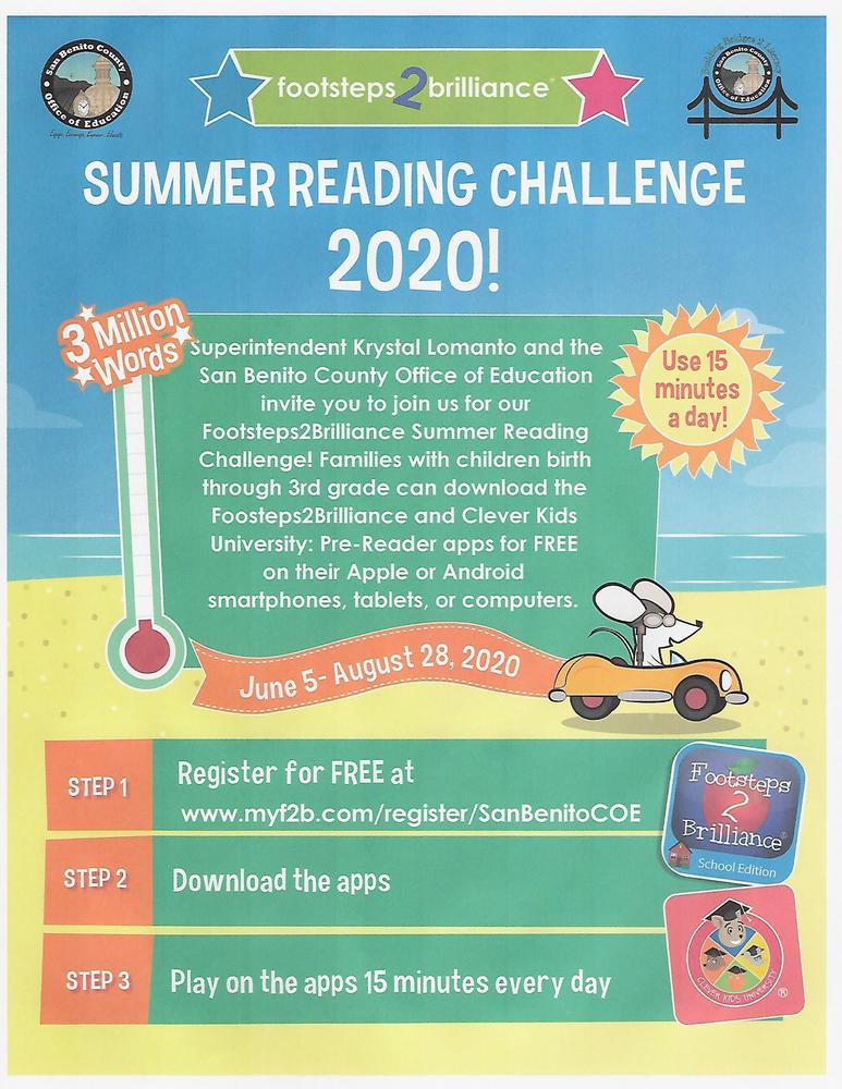 Summer Reading Challenge 2020!