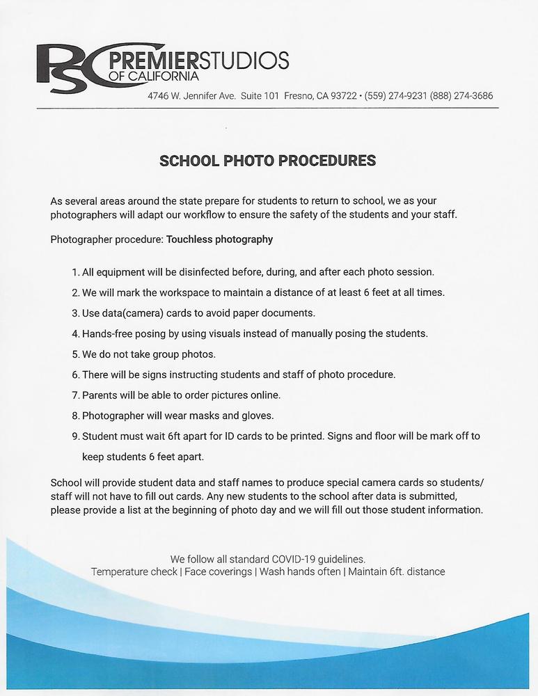 School Photo Procedures