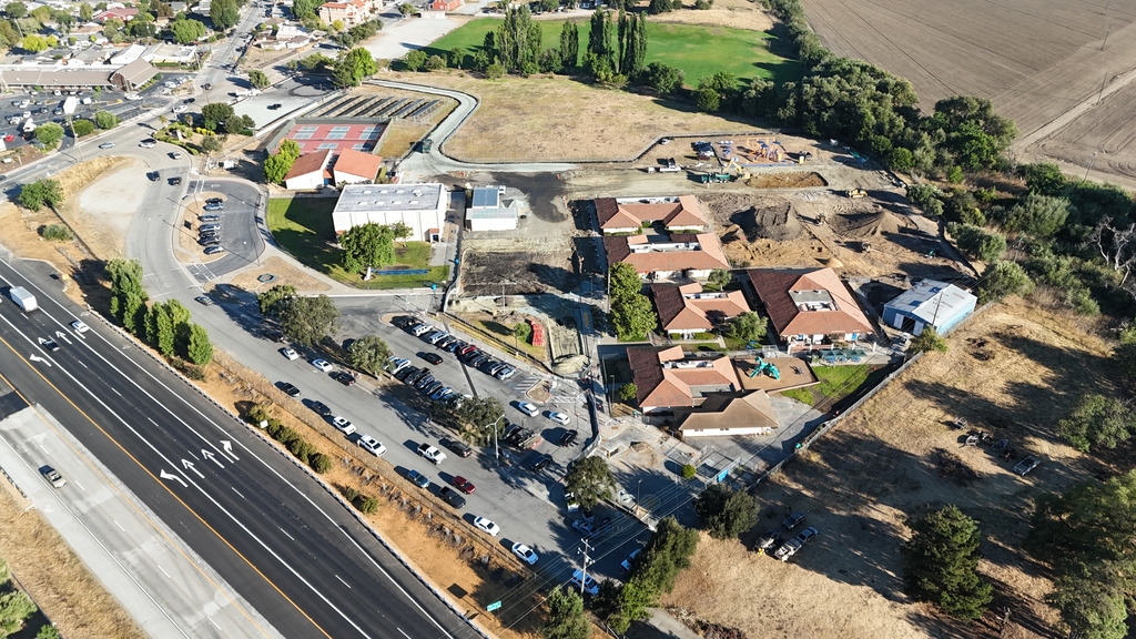 Aerieal View of San Juan School Construction