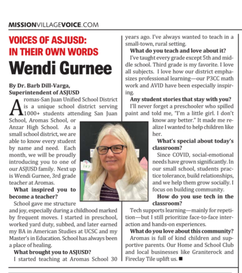 Wendi Gurnee in the Village Voice