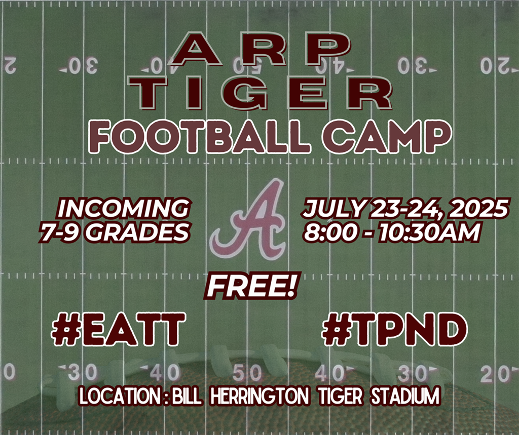 Arp 7-9 football camp