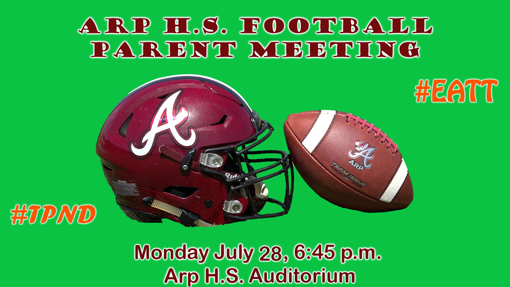 Arp hs football parent meeting 072825