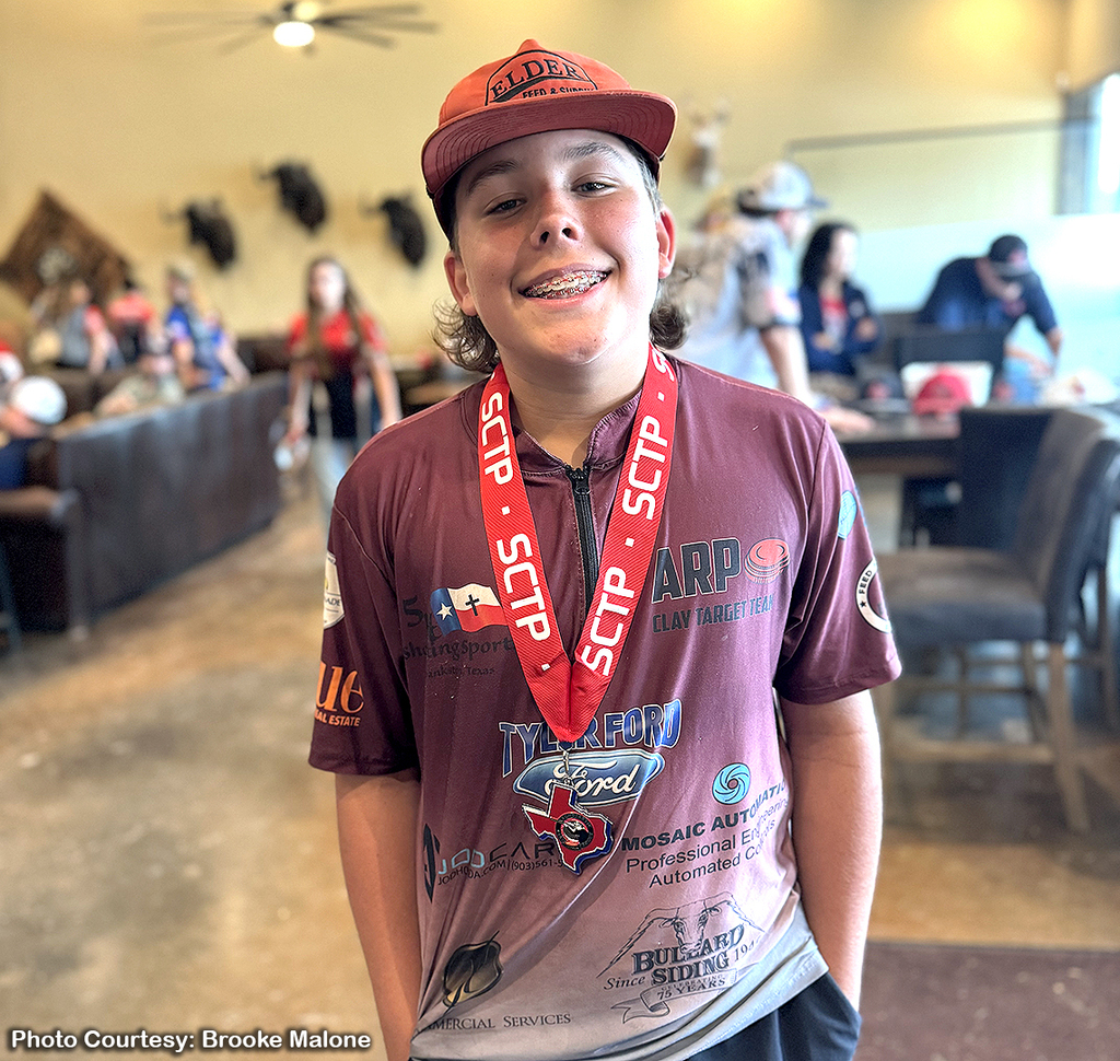 Arp Clay Target Team Parker Malone 2nd place Texas Gun Ranch, Terrell tournament 083025