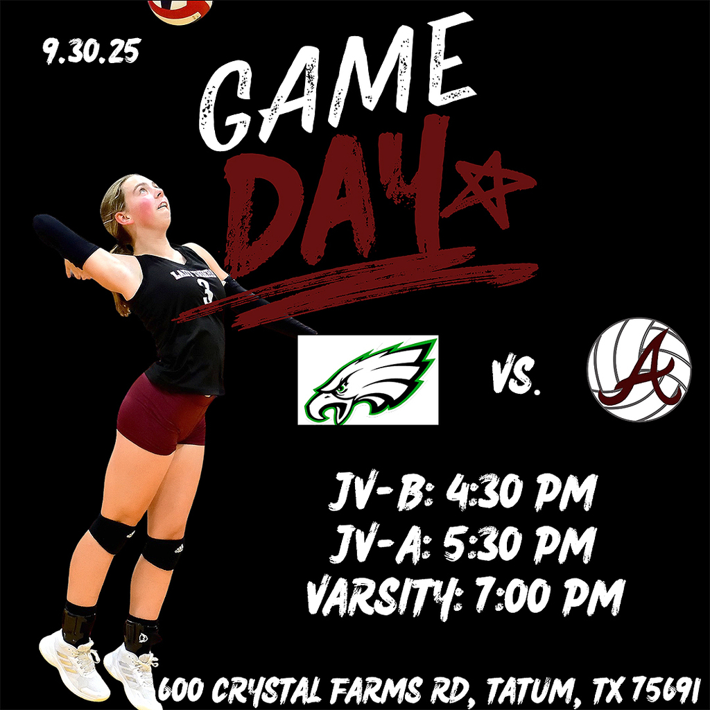 Arp H.S. Volleyball visits Tatum Tuesday Sept. 30, 2025.