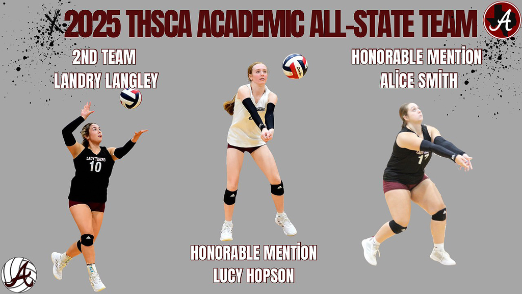 Arp HS Volleyball Academic All State 2025