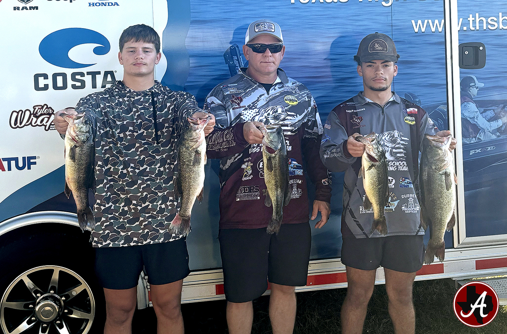 Arp HS fishing lake bob sandlin tourney champs Zane Bourque Casen Burgins 111525