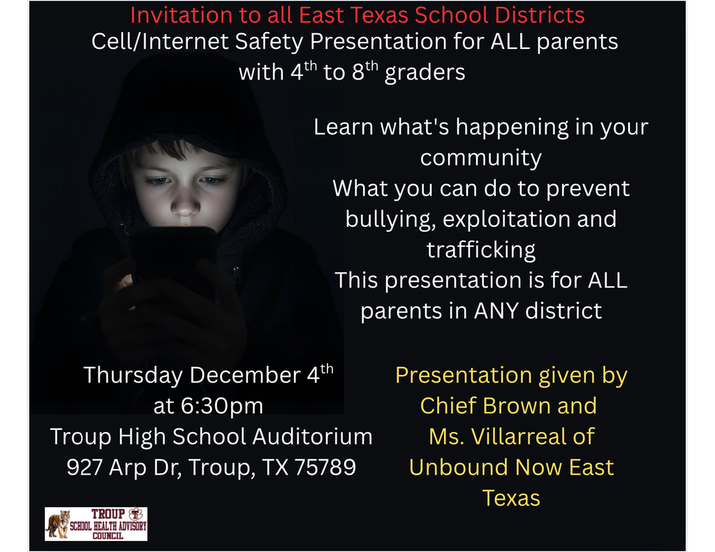 Troup Invitation Dec 4 Internet safety