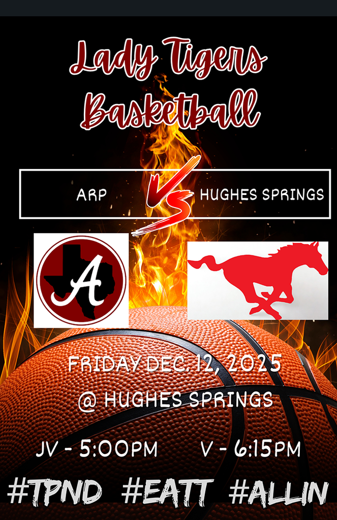 Arp HS girls basketball at Hughes Springs Friday 121225