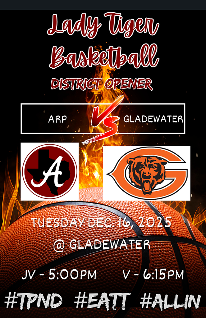 Arp HS girls basketball at Gladewater Tuesday Dec. 16, 2025