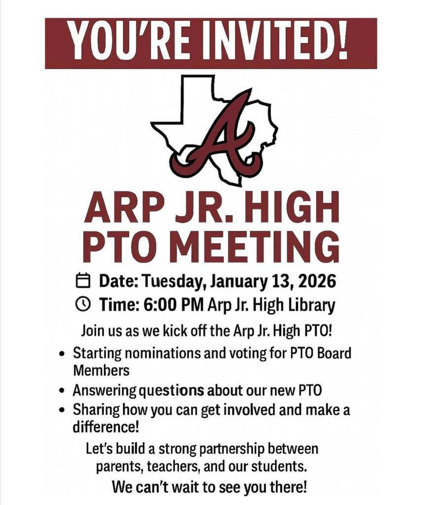 Jan 13th AJH PTO Flyer