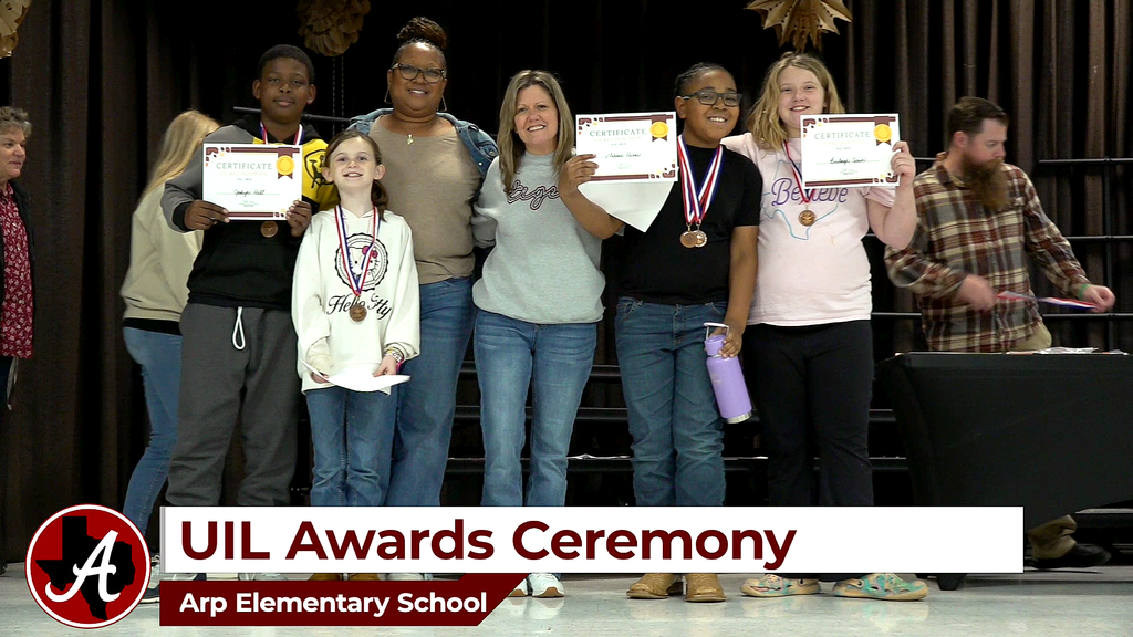 Arp Elementary UIL awards 011326