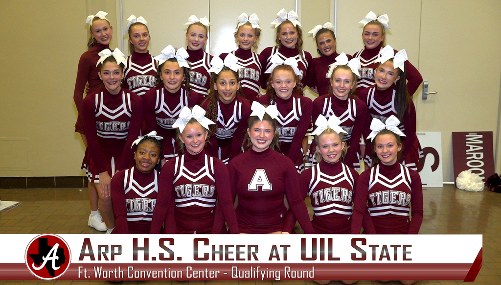 Arp HS Cheer at UIL State