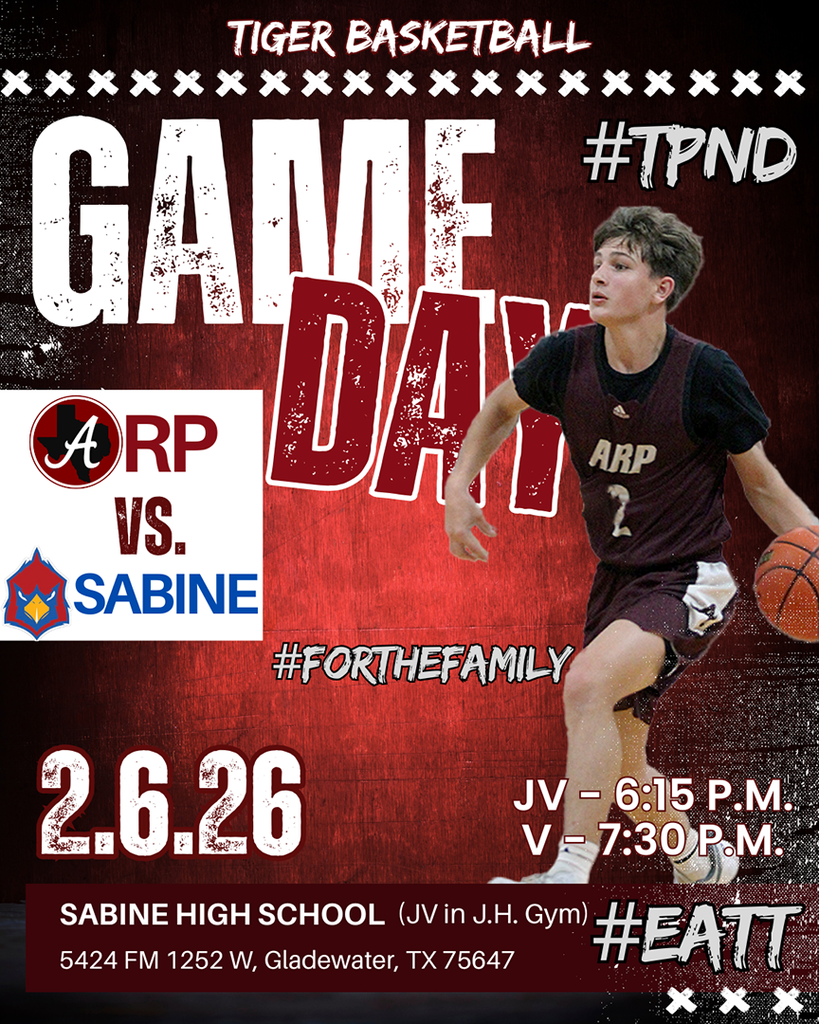 Arp HS boys basketball visit Sabine Friday
