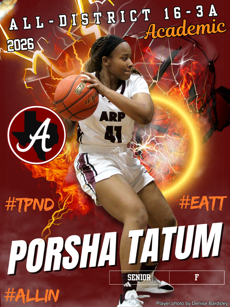 2025-26 Arp HS girls basketball all district Porsha Tatum