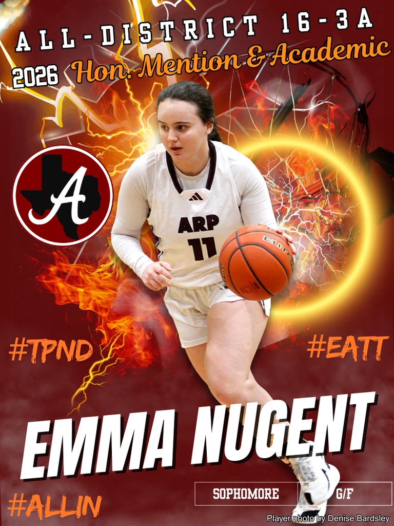 2025-26 Arp HS girls basketball all district Emma Nugent