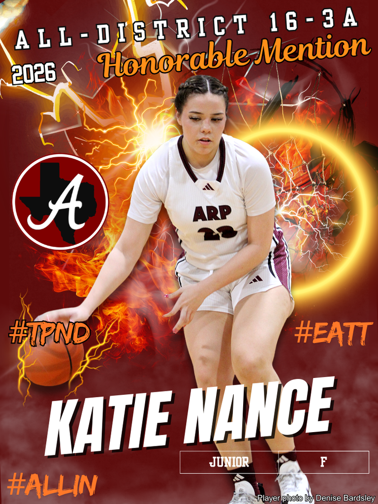 2025-26 Arp HS girls basketball all district Katie Nance