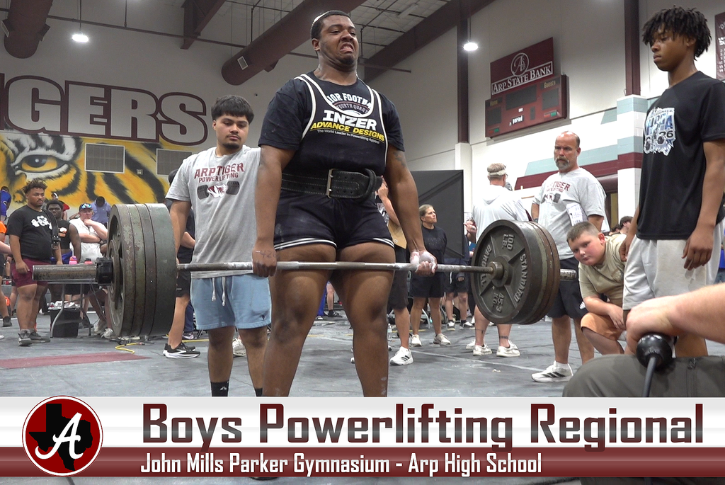 Arp HS powerlifting boys regional Quinton Hines 030626