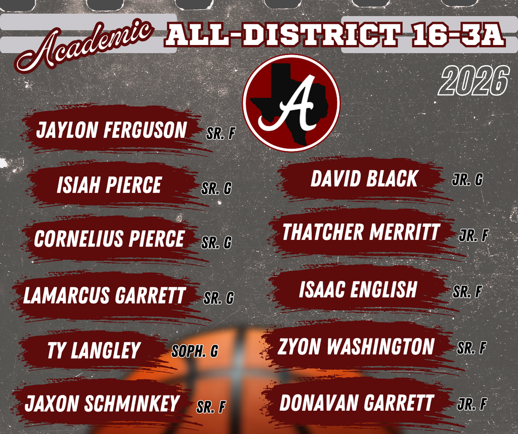 2025-26 Arp HS boys basketball academic all-district