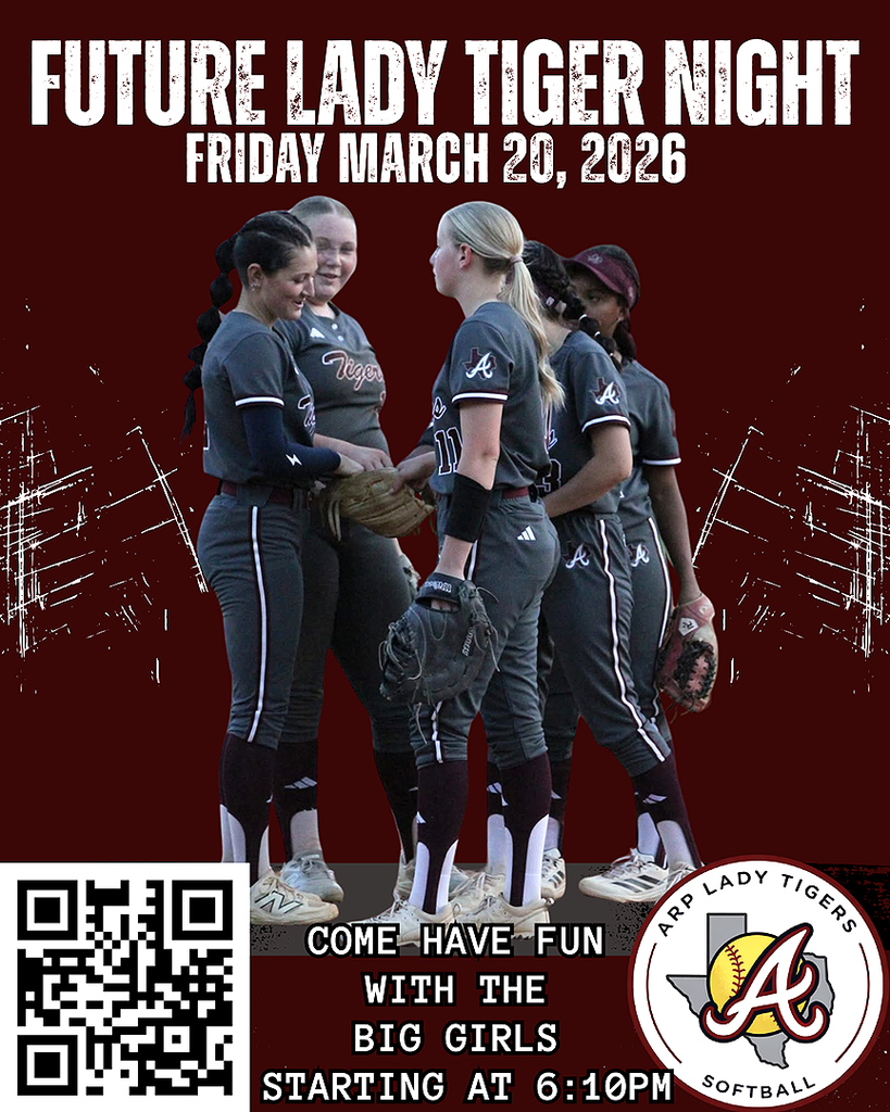 Arp HS softball Future Lady Tiger Night 032026