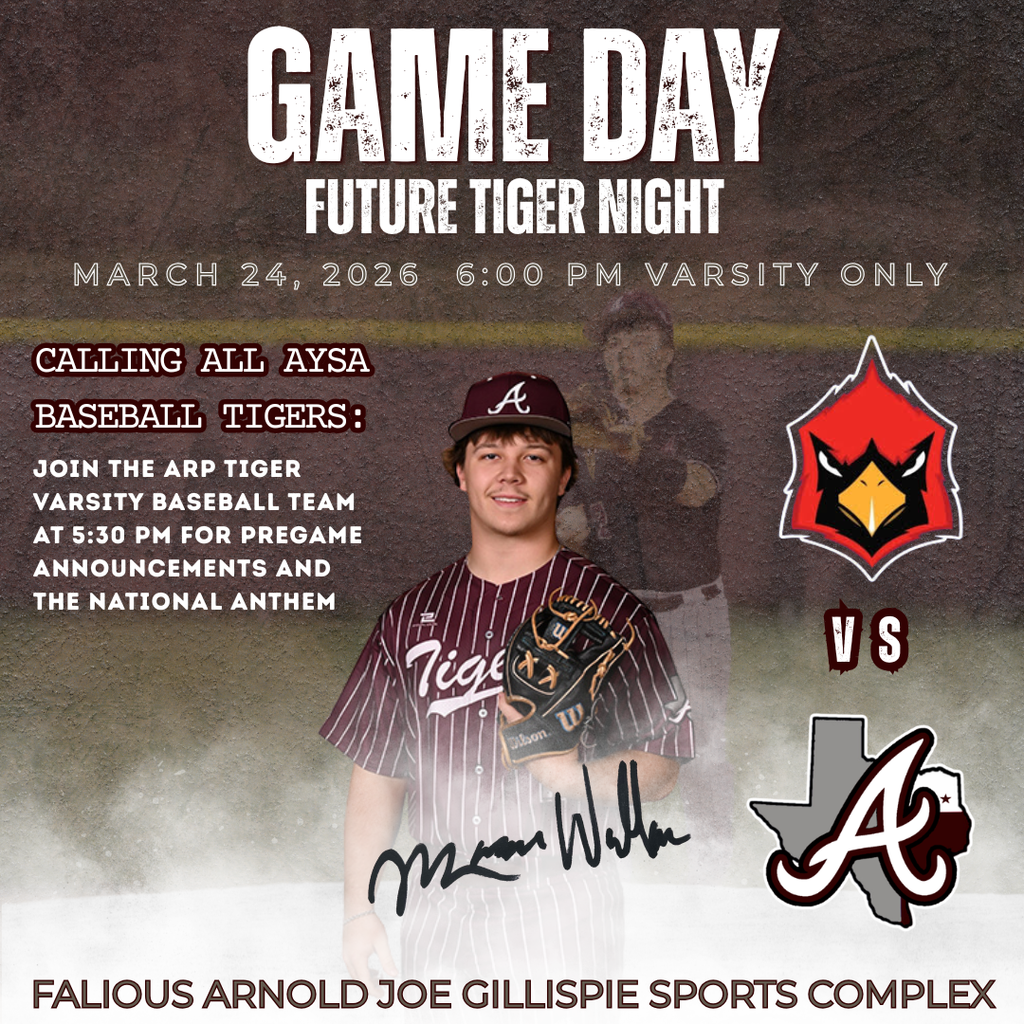 Arp HS baseball Future Tiger Night 032426