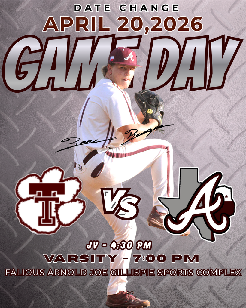 Arp H.S. baseball moves Tuesday games vs. Troup to Monday, April 20, 2026.