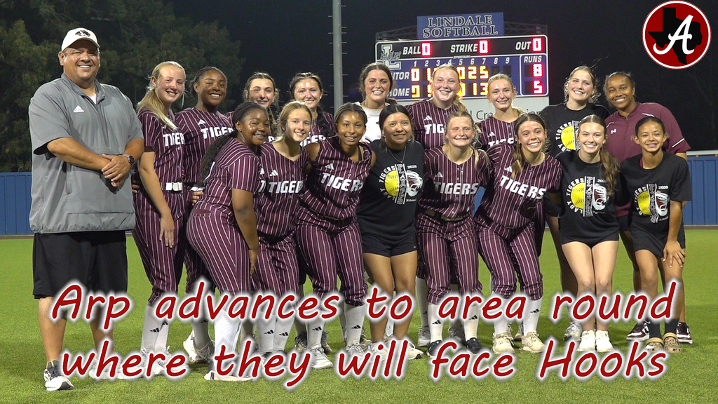 Arp H.S. softball after winning playoff series vs. Edgewood.