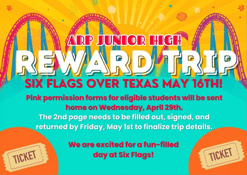 JH Six Flags Trip