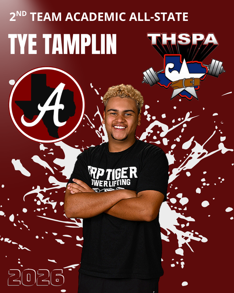 Arp H.S. senior powerlifter Tye Tamplin named 2nd team academic all-state