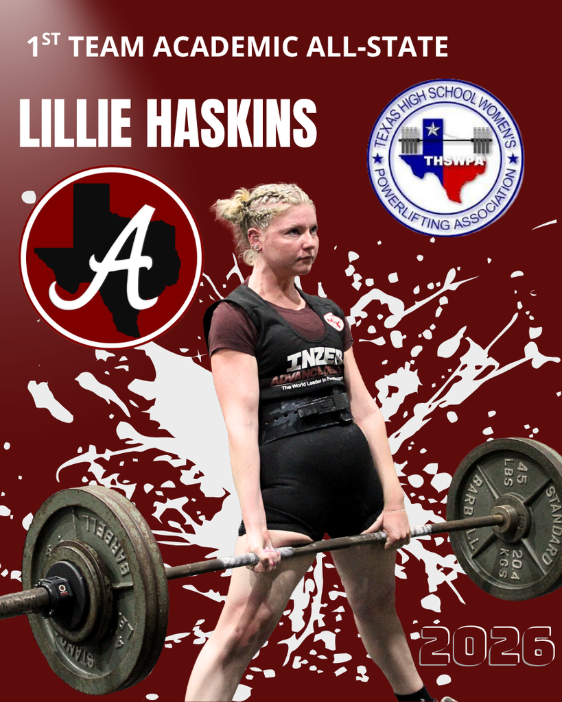Arp H.S. senior powerlifter Lillie Haskins named 1st team academic all-state