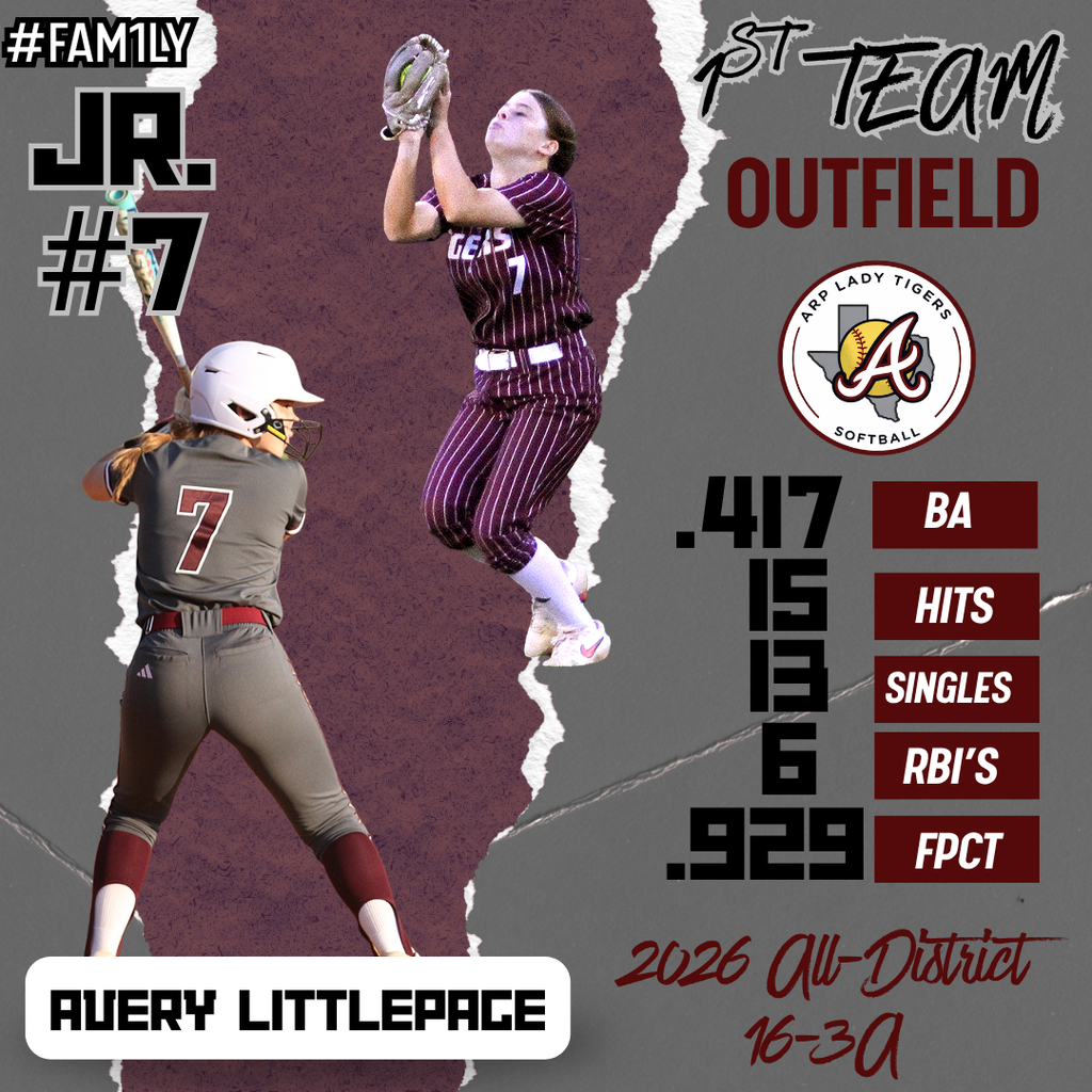 Avery Littlepage 1st team all-district outfielder