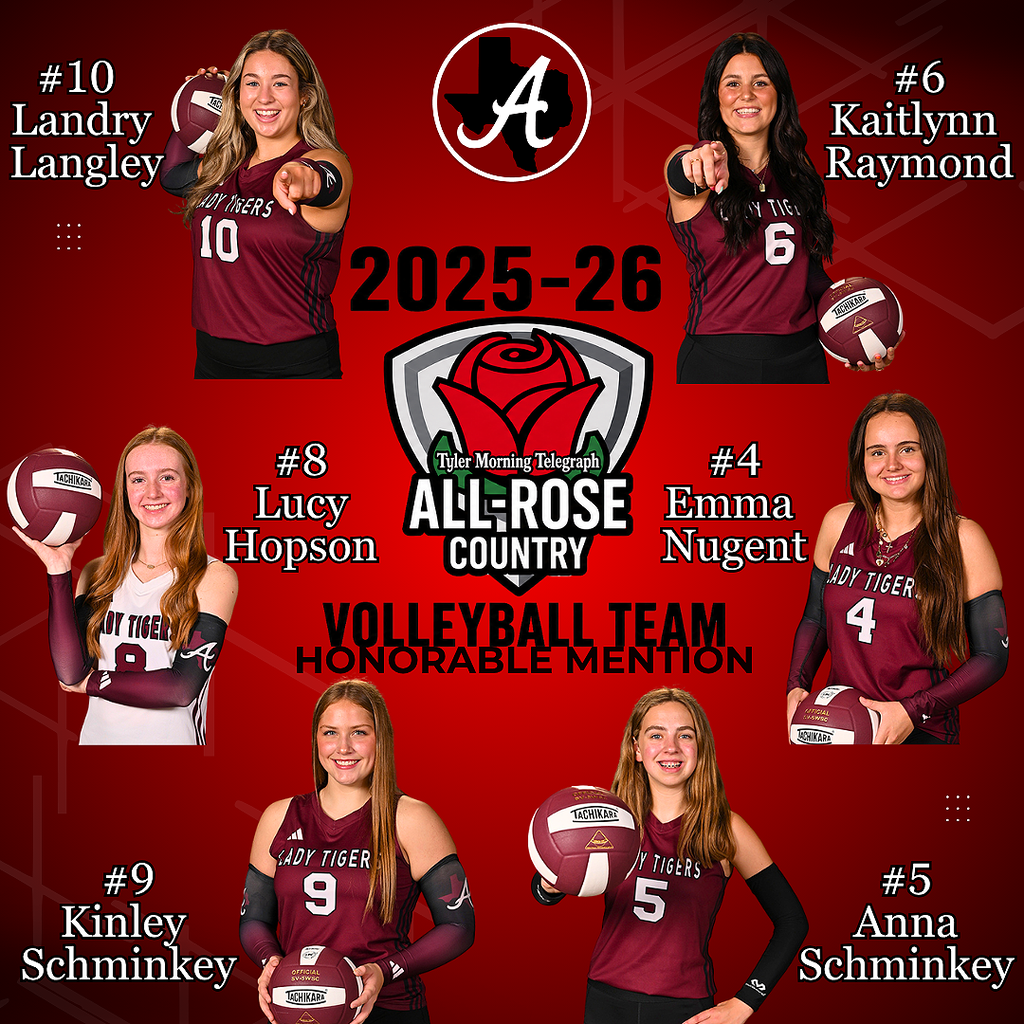 Arp H.S. Volleyball All-Rose Country awards 2025-26
