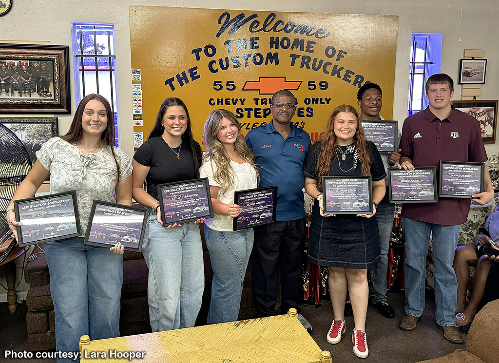 Arp HS Custom Truckers scholarship recipients 061426