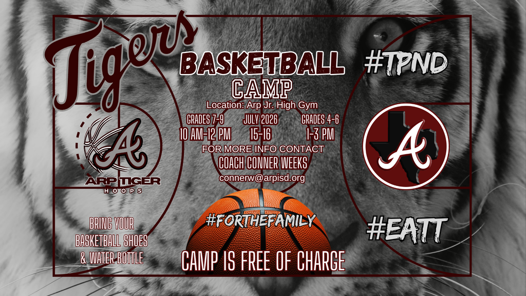 Arp 4th-9th grade basketball camps