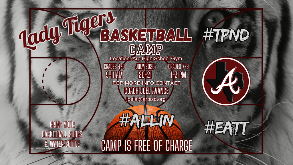 Arp 4th-9th grade girls basketball camps