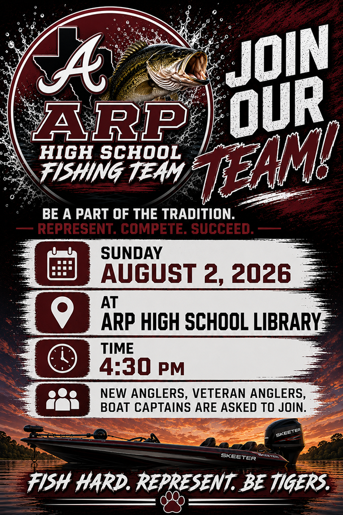 Arp H.S. Fishing team meeting for 2026-27