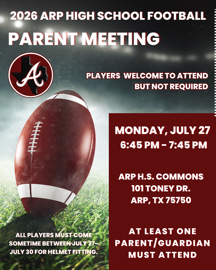 Arp H.S. football parent meeting