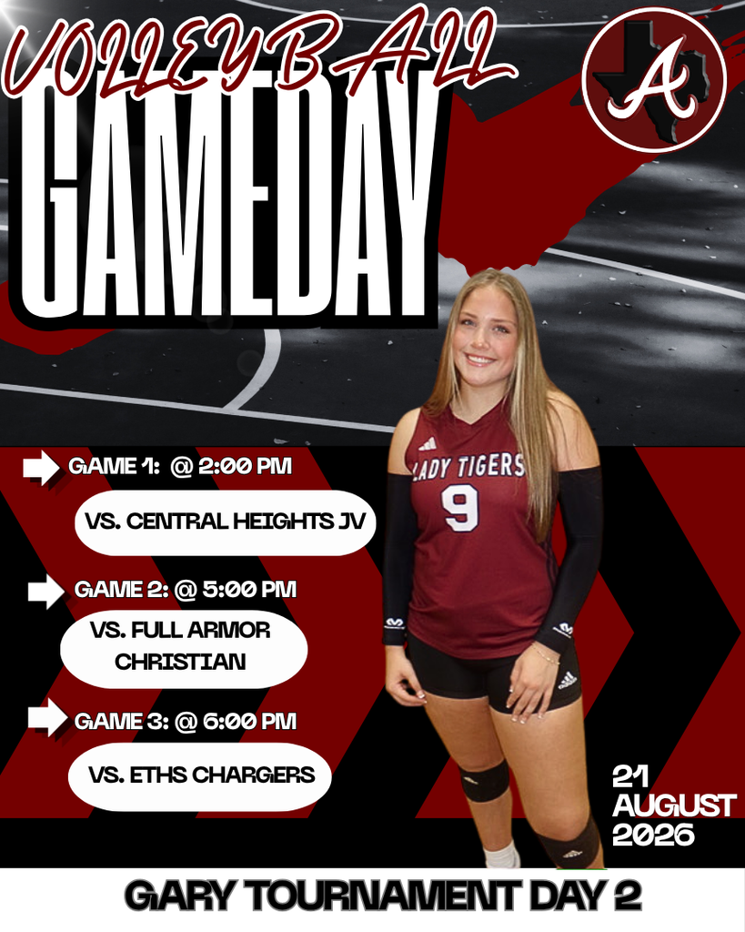 Arp H.S. School Volleyball at Gary Tournament Aug. 20-22, 2026