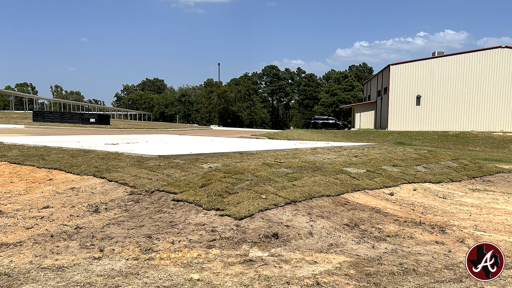 Arp Elementary grass donation