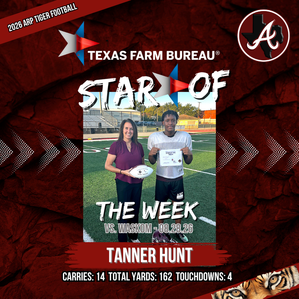 Tanner Hunt star of the week