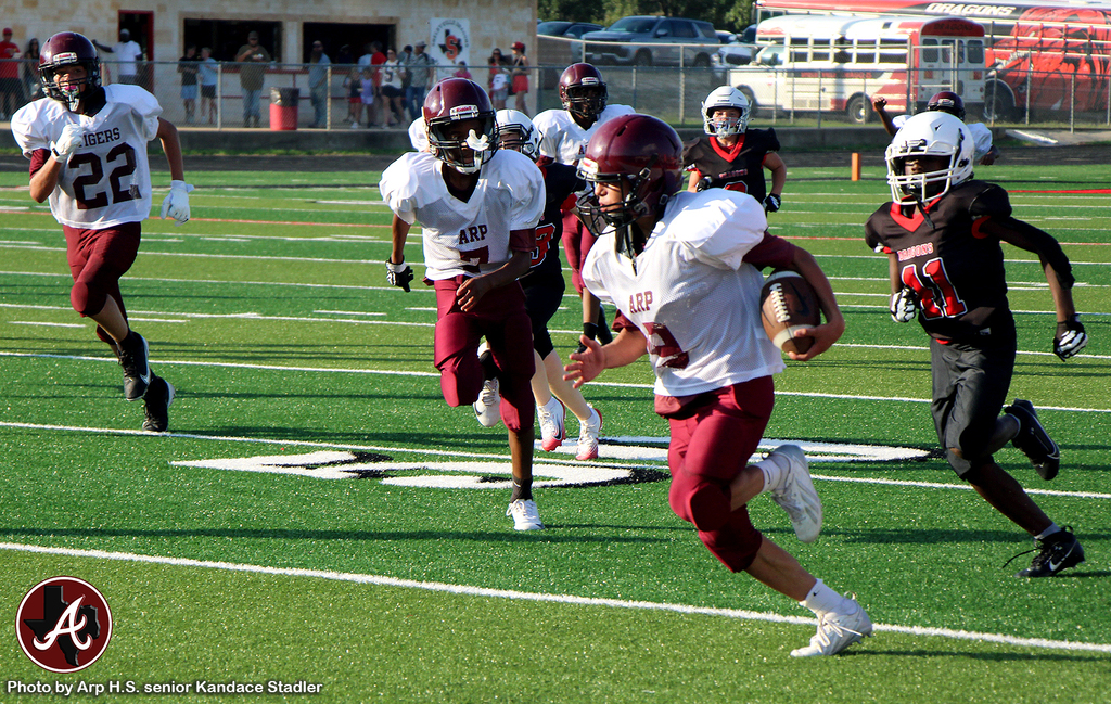 Arp J.H. Football at Shelbyville on Thursday, Sept. 17, 2026